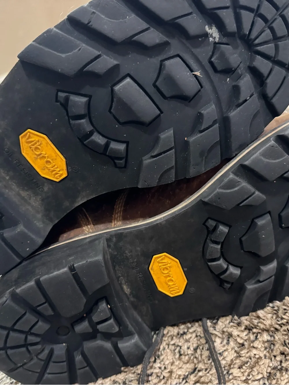 Georgia Boot Men’s 8.5 Waterproof Leather Logger Boots Vibram